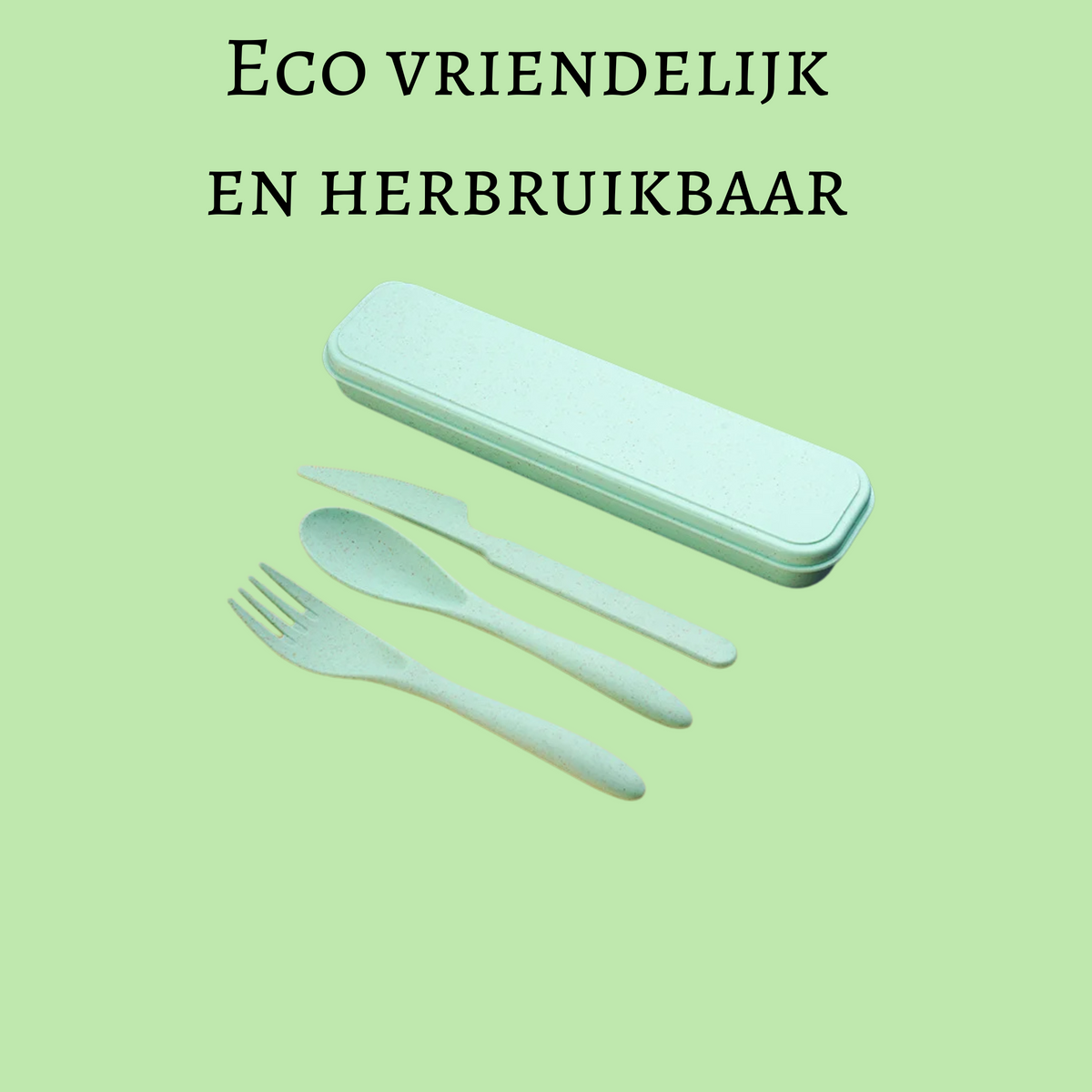 Set de couverts écologiques à emporter