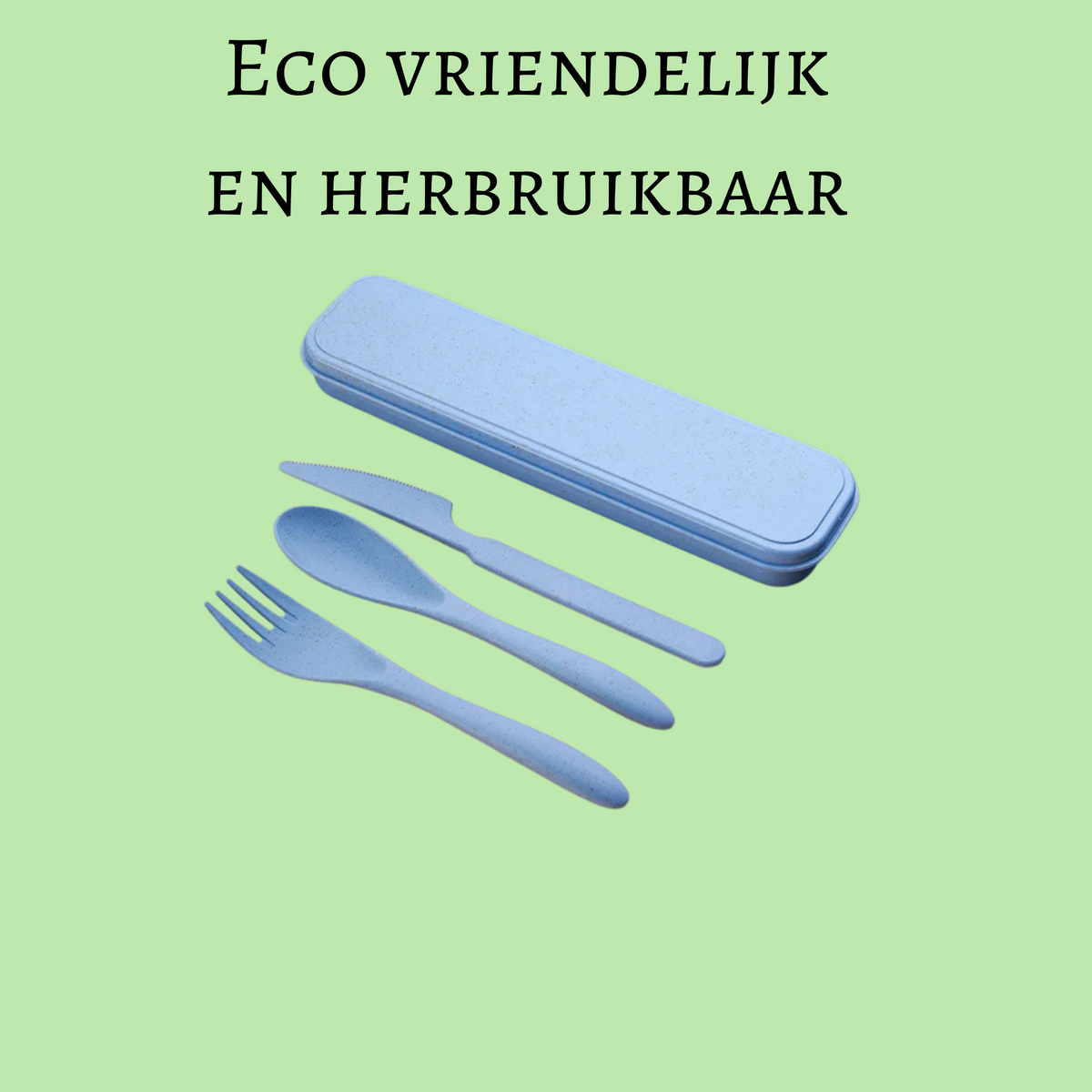 Set de couverts écologiques à emporter