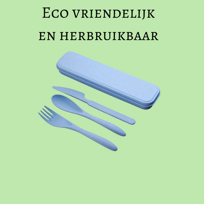Set de couverts écologiques à emporter