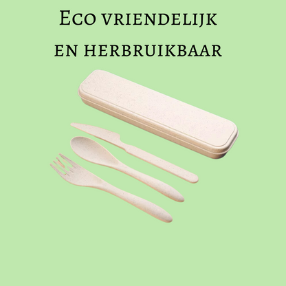 Set de couverts écologiques à emporter